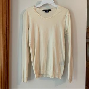 Ralph Lauren crew neck sweater, cream